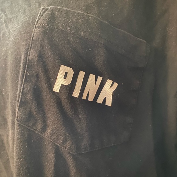 VS PINK Sequin Bling Rainbow Spellout Long Sleeve - Picture 8 of 8